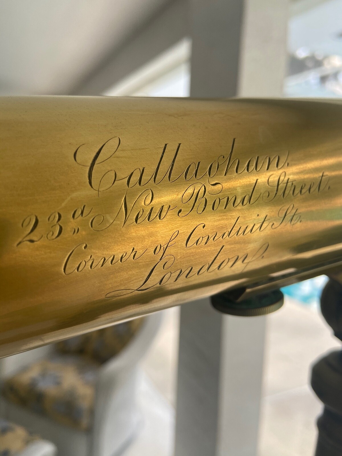 19th Century Callaghan of London Brass Telescope eBay
