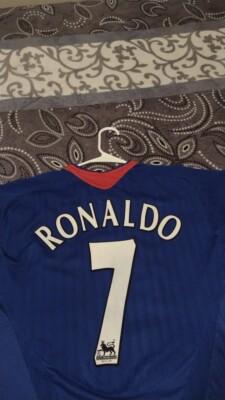 2005/06 Manchester United Away Jersey #7 Ronaldo Large Nike Soccer