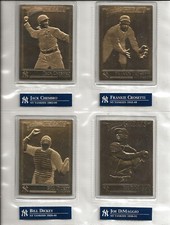 2003 22 KT Gold Danbury Mint Yankees Greats Frank Crosetti Card - Sealed