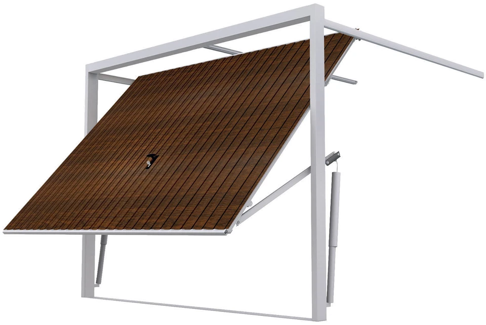 Garagentor Schwingtor optional mit antrieb Tür Tor auf Maß Anthrazit Stahltor - Bild 2 von 4