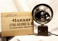 Vintage Mid-Centry Tensor, Electric Development Co., Inc. Spotlight, GE DD Bulb