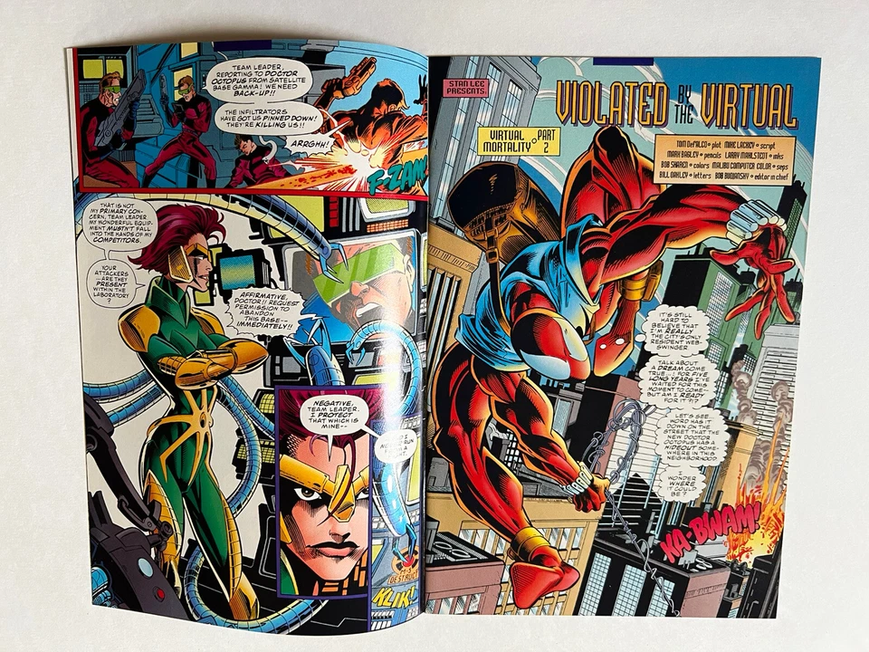 Amazing Scarlet Spider 1 Marvel Comics 1995 VF NM 8.5 - 9.0 Venom / Lady Octopus - Image 4 of 4