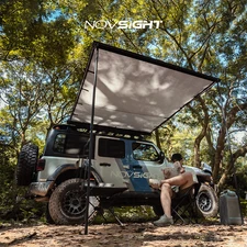 NOVSIGHT 6.6x9.8ft Car Side Awning Truck Rooftop Tent Sunshade Outdoor Camping