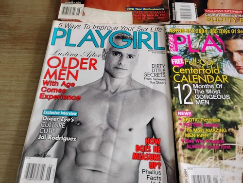 (11) 2004 Playgirl Magazines Gay Interest box17 - Picture 5 of 7