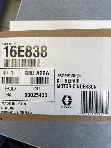 Graco 16E838 Electric Motor Replacement For Various Magnum Rigs. Genuine Graco - Picture 8 of 8