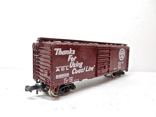 N Gauge Atlas 3401.3.00 40' Atlantic Coast Line 40' Boxcar LOW Ship - Picture 5 of 7