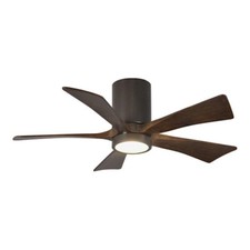 Matthews Fan Atlas Irene-5HLK 5 Blade Paddle Fan w/LED Light Kit, Bronze, 42