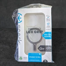 L8. Speck Presidio Lux Glitter Grip MagSafe W/ ClickLock Case Apple iPhone 15