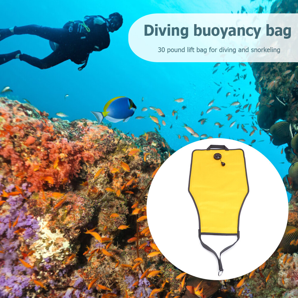 Scuba Diving Lift Bag with Dump Valve Swimming Underwater Snorkeling Salvage Bag eBay