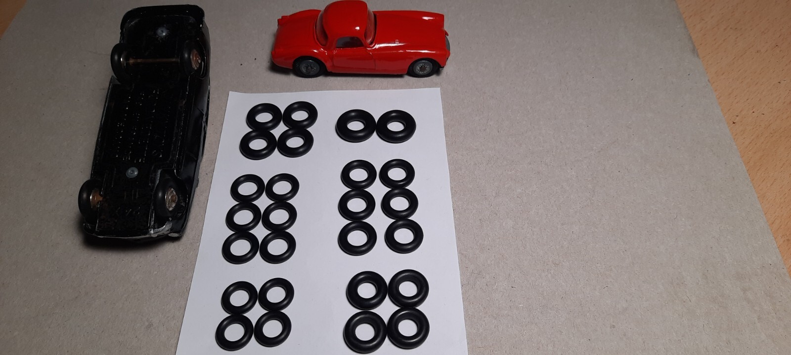 26 Replacement Tyres Lot DINKY SOLIDO TEKNO GAMA spare parts