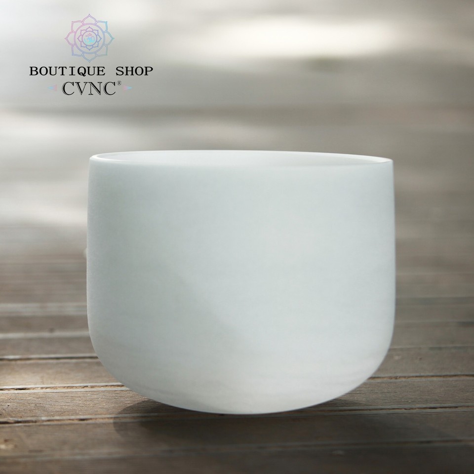 432Hz 14" C Root Chakra Crystal Singing Bowl Sound Healing Bath Reiki ...