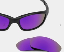 Oakley Straight Jacket 2007 Polarized Replacement Lenses Mirror Puple Shield