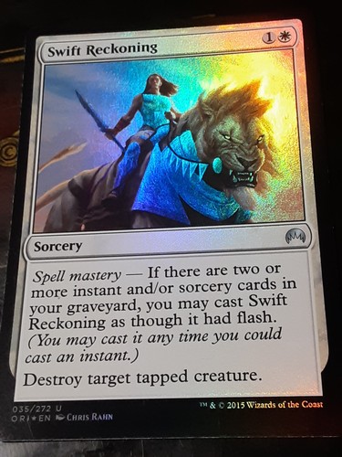 Swift Reckoning FOIL , Magic Origins , Near Mint , MTG, FREE SHIPPING - Picture 3 of 4
