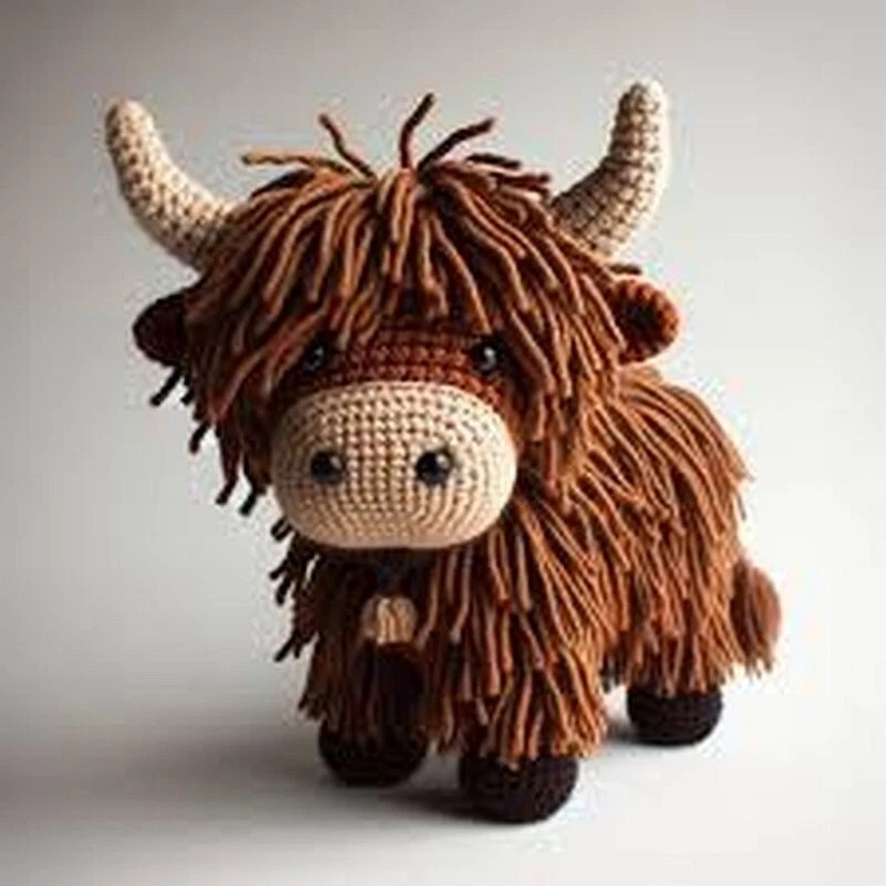 HIGHLAND COWS ~ Crochet Pattern Book ~ 6 Scottish Cattle Adorable Projects - Image 2 of 4