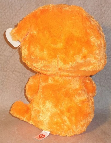 2017 TY Beanie Boos Large 9" SKELTON Orange Purple Reaper Halloween NEW MWMT - Picture 2 of 9
