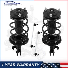 Front Struts Shock Coil Springs&Sway Bars Links K750123 For 2012-17 Toyota Camry