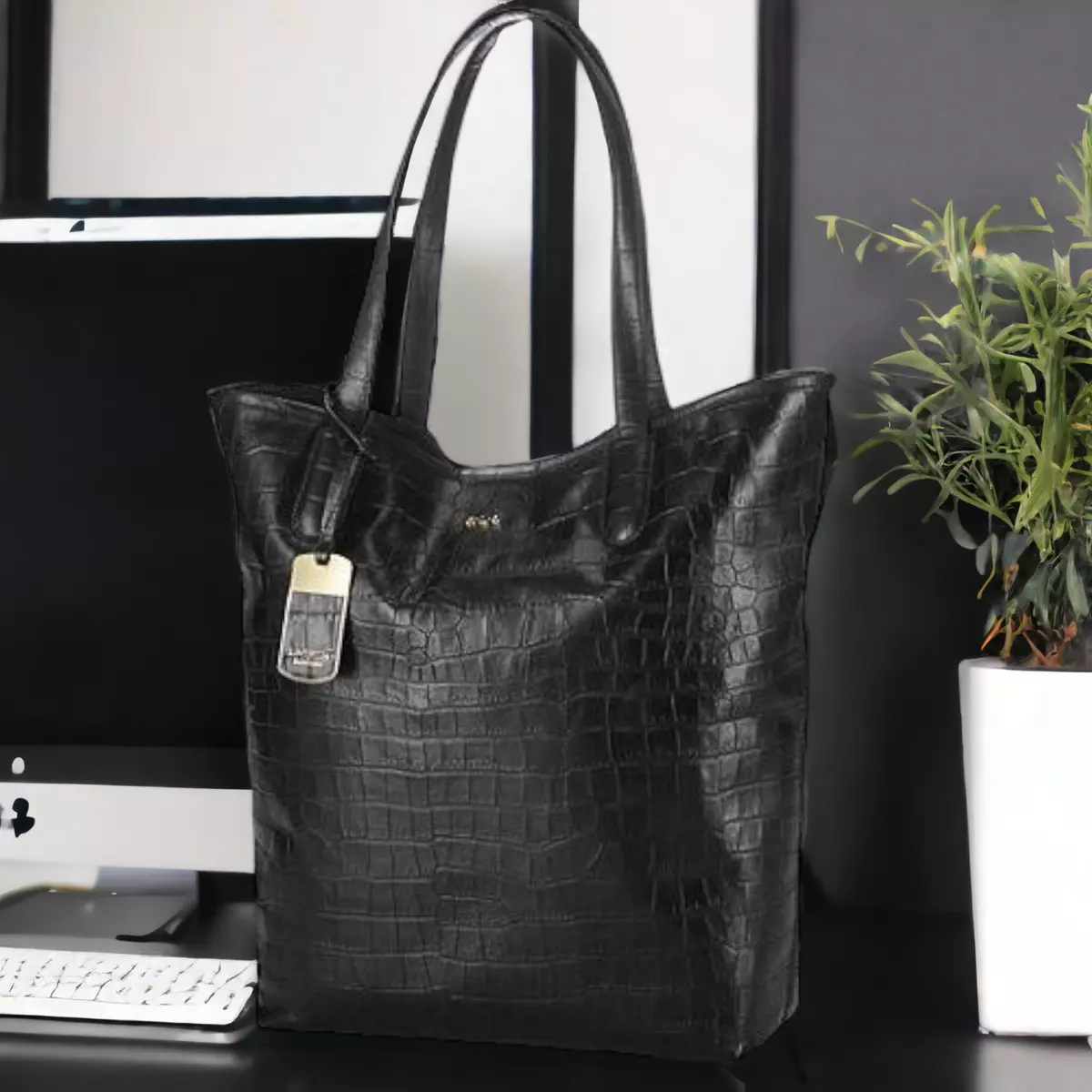 Black ralph lauren tote online
