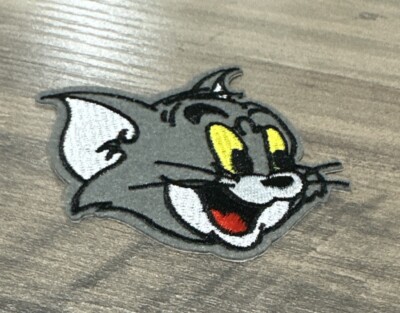 Tom Patch From Tom And Jerry Iron Sew On Embroidered Badge