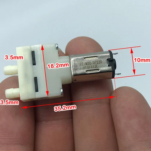 CJWP08 Mini Vacuum Air Pump M20 DC3V-3.3V-3.7V Micro Self Suction Water Pump US - Picture 3 of 13