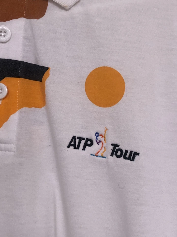 ADIDAS ATP TOUR TENNIS SKIPPY VINTAGE SHIRT POLO MAGLIA JERSEY Wimbledon US Open - Image 3 of 4