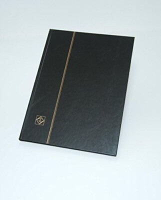 Lighthouse 32 Pg. Hardcover Stockbook (6 1/2'' X9'') Black - LS2/16  Free Shipping