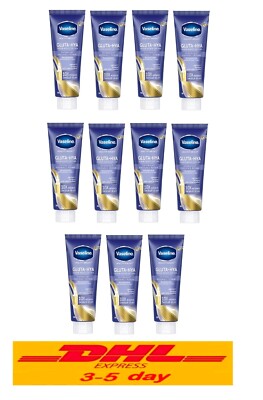 Vaseline GLUTA-HYA OVERNIGHT RADIANCE 2本 Vaseline Gluta-Hya Serum Burst Lotion Healthy Bright