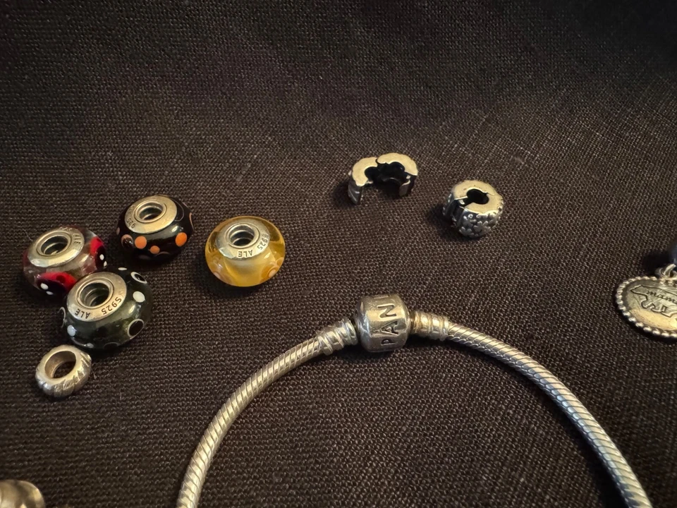 Authentic 925 Silver Pandora Charm Bracelet With 30 Assorted 925 Silver Charms - Image 4 of 4