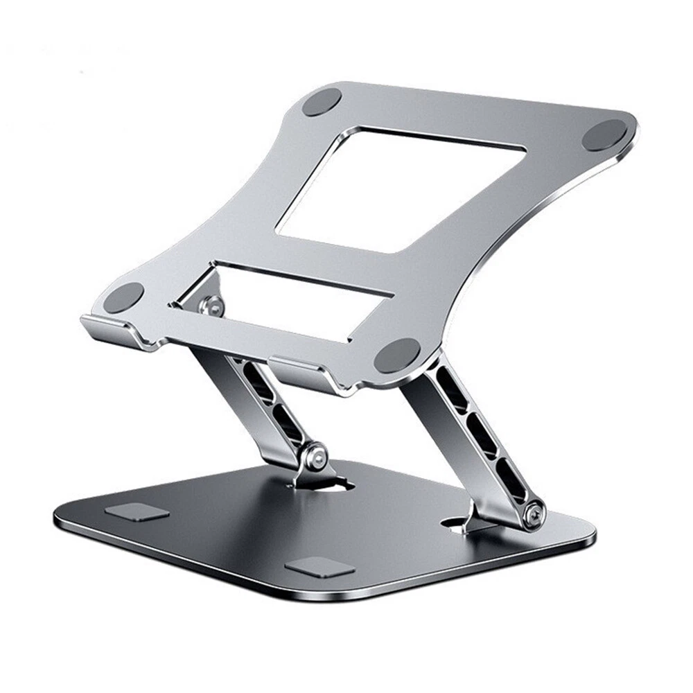 Adjustable Aluminum Laptop Stand Ergonomic Desk Riser for 10-16 Inch Computers