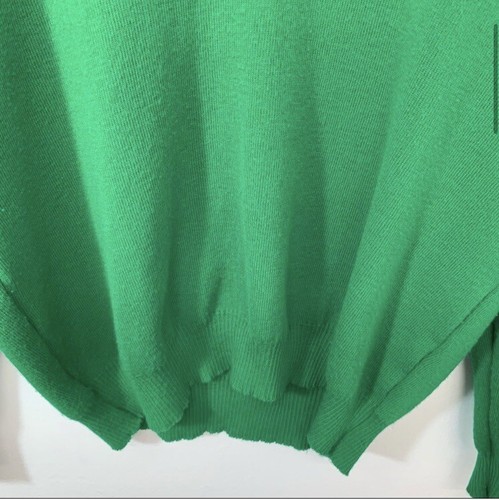 Glencree Green Sweater Shamrock Logo XL Men V Neck Long Sleeve Made in Ireland - Picture 4 of 14