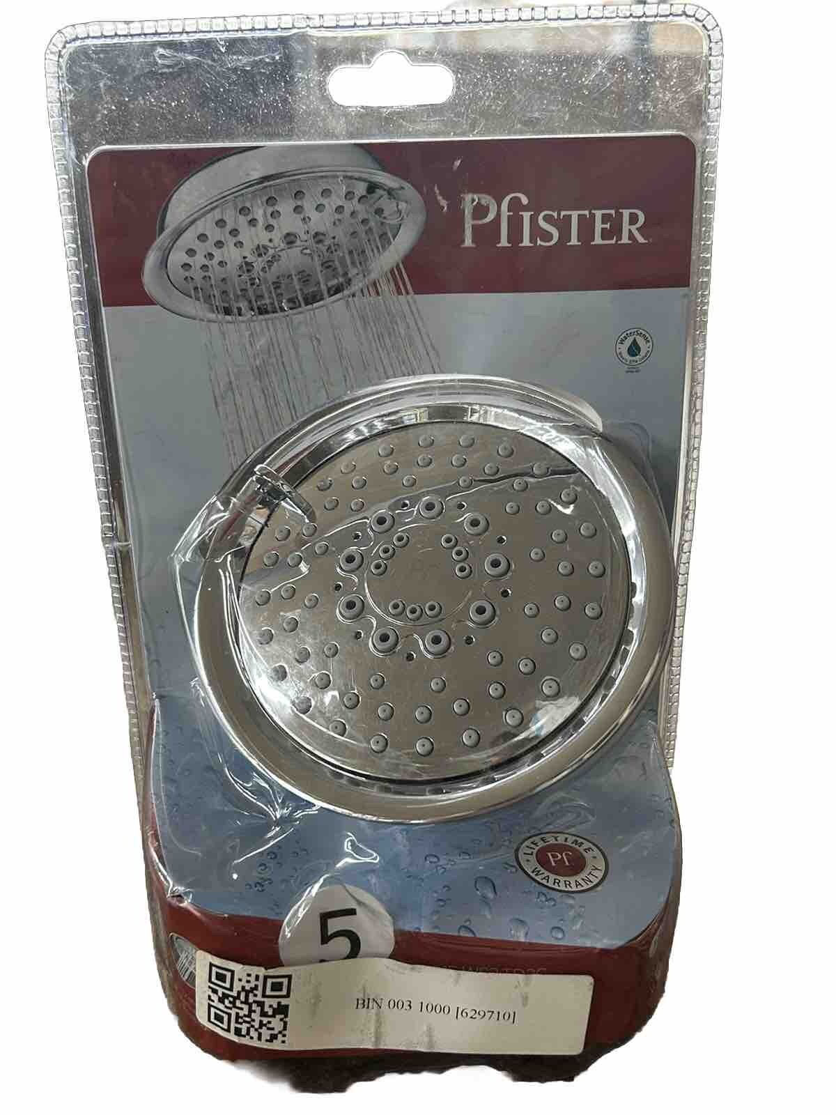 Pfister Universal 5Spray Wall Mount Shower Head Polished Chrome 015