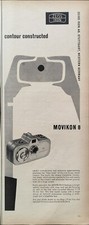 ZEISS IKON MOVIKON 8 Pubblicità MACCHINA FOTOGRAFICA 1 pagina 1958 originale 8j