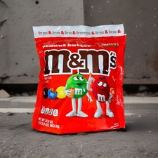 963.9g Packet Party Size Peanut Butter M&Ms MNMs American Chocolate Candy Sweets