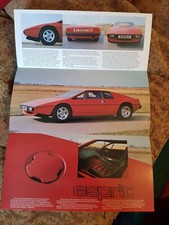 Lotus Esprit Series 1 1975 Launch Brochure Very Good Condition FREE POSTAGE S1