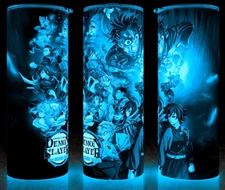 Glow in the Dark Demon Slayer Hashira Training Anime Cup Mug Tumbler 20oz