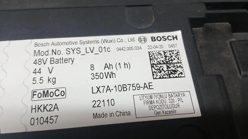 LX7A10OB759AE batteria per FORD FOCUS ST-LINE 2018 4980580 Foto 2 de 4
