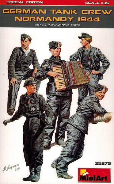 Miniart 35275 German Tank Crew Normandy 1944 - Deutsche Soldaten - 1:35-image