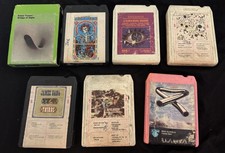 Vintage Classic Rock 8-Track Tape Lot - LED Zeppelin III, Grateful Dead More