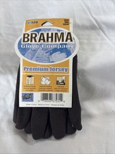 10 Pieces Brown Jersey Glove Child Size With Hand Tag