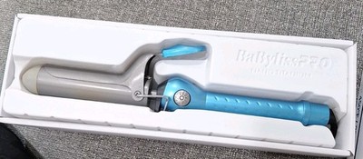 BABYLISS PRO NANO TITANIUM SPRING CURLING IRON 1 1/2'' UP TO 450 DEGREES PREOWNED