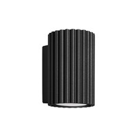 Minimalistisch Wandleuchte Karbon 10 Aluminium Schwarz GU10 LED Sollux Lighting