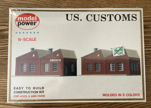 *Modelo Power #1547 escala N EE. UU. Kit de construcción aduanera con Alemania NUEVO sellado | Zustand: New
