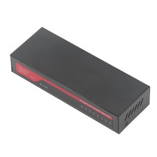 8-Port Gigabit PoE Switch Robust Fanless Plug-and-Play Metal Wall-Mounted