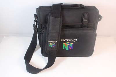 Vintage Official Nintendo 64 N 6Messenger Travel Bag Padded Carry Case