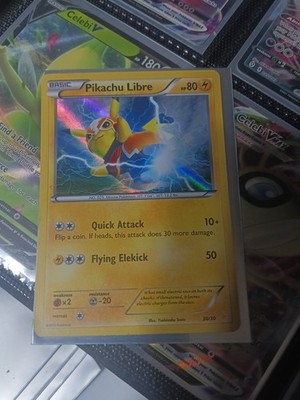Pikachu Libre (30 - Holo) 30/30 XY Trainer Kit: Pikachu Libre & Suicune Holo