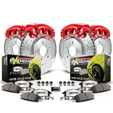 Kit de almohadillas pinzas discos delanteros 232 mm Powerstop Extreme 279 mm traseros para 01-05 Jetta
