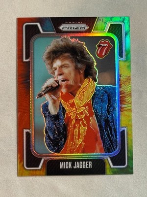 2025 Panini Prizm The Rolling Stones Tie-Dye Mick Jagger /49 #52