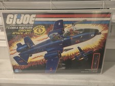 GI Joe 1984 Cobra Rattler New In Box Graded CAS Q75 Amazing Display Piece