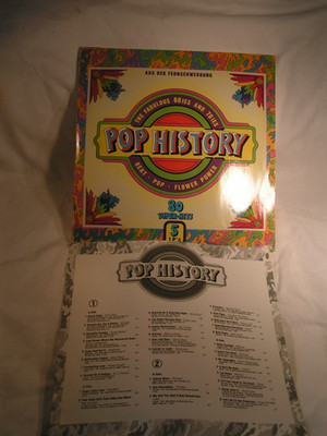VARIOUS ARTISTS  -  POP HISTORY / FLOWER POWER  ( 5 LP  )* 1. D-Press * VINYL M-