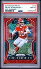 2019 PANINI PRIZM RED SHIMMER #210 PATRICK MAHOMES II 6/15 PSA 8