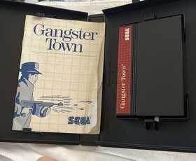 Sega Pro Wrestling & Gangster Town Mega System Games + Box + Manuals SMS - 2 !!